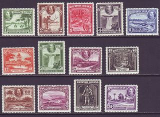 British Guiana 1934 Sc 210 - 222 Mh Set