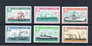 Guernsey - Alderney 1964 Set Mounted