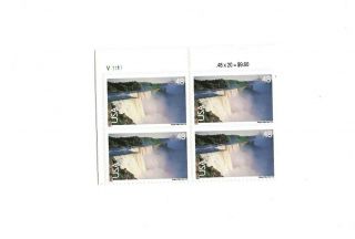Scott C133.  Niagara Falls,  Ny.  Block Of 4 - 48 Cent Us Postage Stamps.