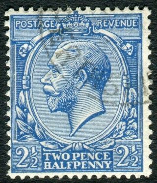 Sg 372wj 2½d Blue Reversed Watermark.  A Very Fine Example