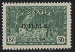 Moton114 O9 Overprint O.  H.  M.  S.  Canada Never Hinged Well Centered Xf