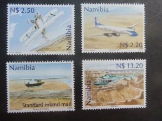 Namibia 2001 Civil Aviation Aircraft Helicopter Sg882/5 Mnh Um Unmounted