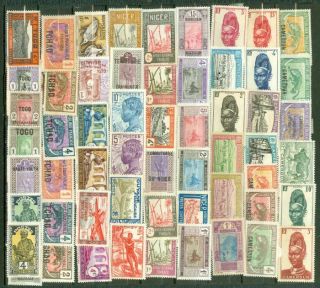 France Colony Africa Niger Cameroun Tchad,  Mixed Group Of 150 Mh / 5685