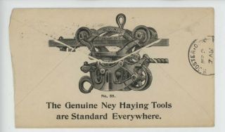 Mr Fancy Cancel The Ney Manufacturing Co Canton Ohio 1912 Cvr 1628