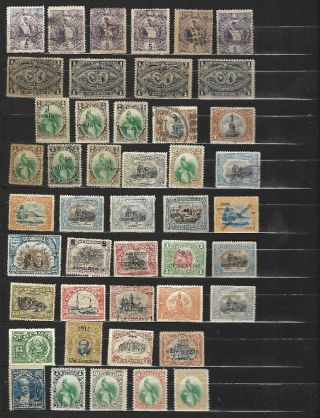 Guatemala: 1899; To 1912,  Rest (8),  Accumulation For Study,  Varieties,  Ebg050