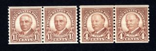 Usa 1930 Pairs Stamps Scott 686 - 87 Mnh Cv=10$