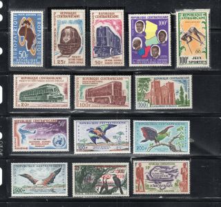 France Central Africa Stamps Some Sets Mostly Never Hinged Lot 52750