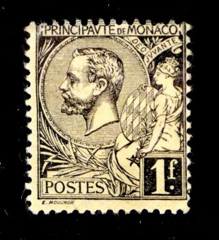 Monaco: 1891 Classic Era Stamp Scott 26 Sound