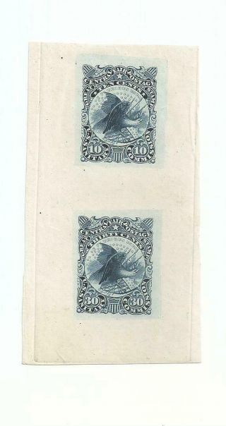 U.  S.  Stamps Scott Wv11tc/wv13tc Sanitary Fair Large Die Se - Tenant Proof