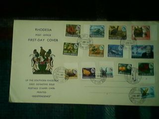 Rhodesia First Day Cover First " Independence " 1966 - Uk Postage - Buy Now £4.  99
