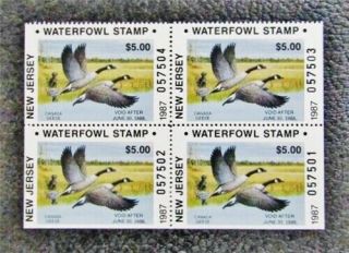 Nystamps Us Jersey Duck Stamp 8 Og Nh $68