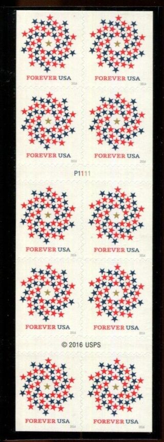 Us Pane 5131a Forever Patriotic Spiral,  P51311
