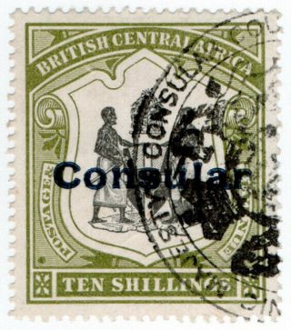 (i.  B - Bob) Rhodesia/british Central Africa Revenue : Consular 10/ -