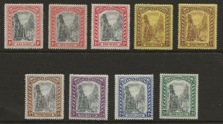 Bahamas Sg 75/80 1911/19 Wmk Mult Crown Ca Set All Shades Of 1d & 3d Fine