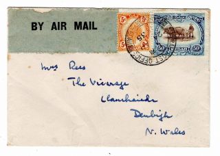 1935 Malaya/kedah To Gb Airmail Cover / K.  L.  M.  / 55c Rate.