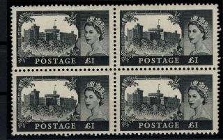 P113775/ Great Britain – Elizabeth Ii – Sg 539 Block Of 4 Mnh 635 E