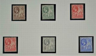 BARBADOS STAMPS 1912 - 16 SET OF 12 TO 3/ - H/M (Y128) 2