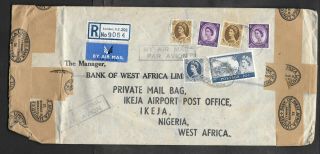 1962 Wildings High Value Franking Cover From London To Ikeja,  Nigeria.