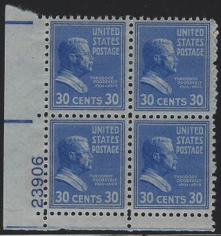 Us Stamps - Sc 830 - Plate Block - Never Hinged - Mnh (e - 132)