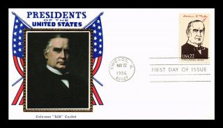 Dr Jim Stamps Us President William Mckinley Colorano Silk Fdc Cover Chicago