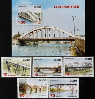 Caribbean - Bridges - 5st,  1s/sh.  1988,  Mnh.  Cu 106/l