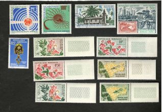 Gabon Sc 154 - 59 167 - 68 Mnh Stamps Sc 192 C59 C82 Stamps