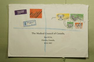 Dr Who 1991 Ireland Special Delivery Registered Airmail To Canada Le42210