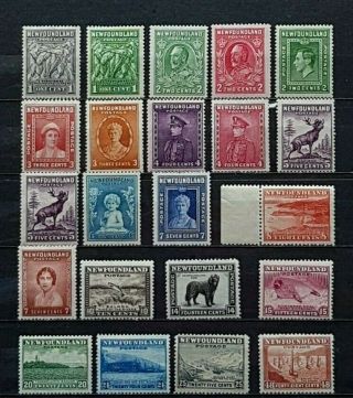 Newfoundland Stamp Selection 6 Mnh