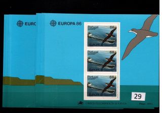 / 10x Portugal - Mnh - Europa Cept 1986 - Birds - Ships -