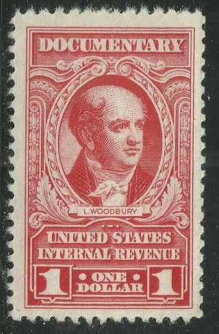 Us Revenue Documentary Stamp Scott R667 - $1.  00 Issue Of 1954 Mnh - 3