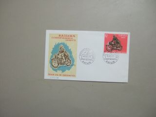 Spain Colonies Sahara Urgent Correspondence Fdc With Motorcycle Stamp