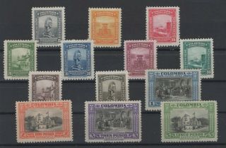 Colombia,  South America,  Stamps,  1941,  Mi.  424 - 436.