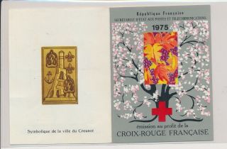 LK74583 France 1975 youth drawings red cross fine booklet MNH 2