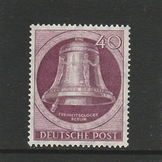 Germany - Berlin - 1951 - 40pf Freedom Bell - Clapper To Left - Um / Mnh