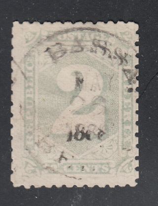 Liberia 25 Cockrill Cp.  6 Dated May 26 1888 Bassa
