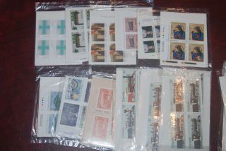 Canada NH Plate Block packs,  $258.  24 face value FV Discount Postage 3