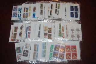 Canada Nh Plate Block Packs,  $157.  60 Face Value Fv Discount Postage