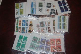Canada NH Plate Block packs,  $157.  60 face value FV Discount Postage 4