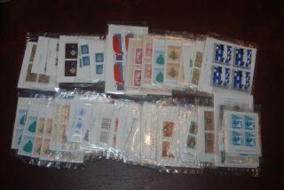 Canada Nh Plate Block Packs,  $186.  40 Face Value Fv Discount Postage