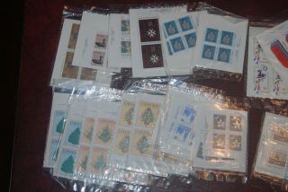 Canada NH Plate Block packs,  $186.  40 face value FV Discount Postage 2