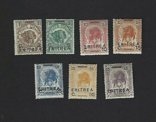 Eritrea Sc 58 - 64 (1922) Complete Mh
