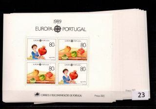 / 12x Portugal - Mnh - Europa Cept 1989 - Children - Toys - Painting