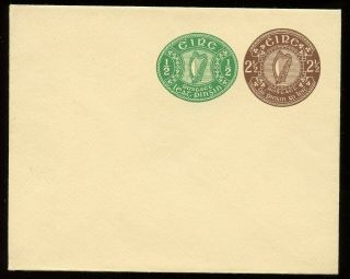 Ireland - 1953 - Postal Stationery - 2 1/2d,  1/2d Envelope - Fai U5 - Mi U 11