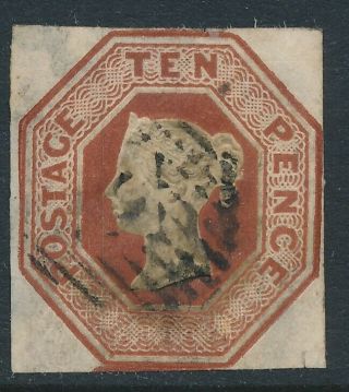 Sg 57 10d Brown Fine Good Colour,  Some Reverse Thinning Lower Corner Nick A