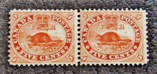 Nystamps Canada Stamp 15 Og H $1050 Pairs