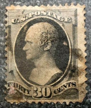 Buffalo Stamps: Scott 154,  1870 Banknote,  Fine - Face - Cancel,  Cv = $300
