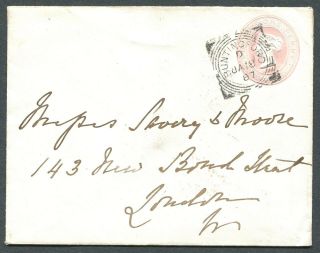 Great Britain Squared Circle Cancel " Buntingford " On Cover