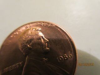 Unc.  1986 P Penny Err.  Wow Good One.