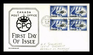 Dr Jim Stamps Canada Post Office First Day Cover Block