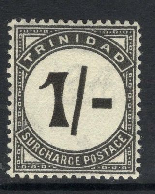 Trinidad Sgd25a 1945 1/ - Black " Upright Stroke " Postage Due Mtd
